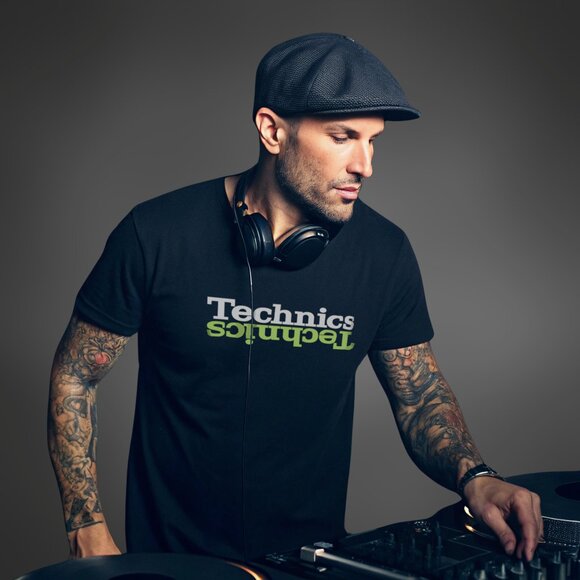 Technics Logo Unisex T-Shirt - Soft modern fit DJ Hip Hop House Techno Tee NEW - Picture 2 of 3